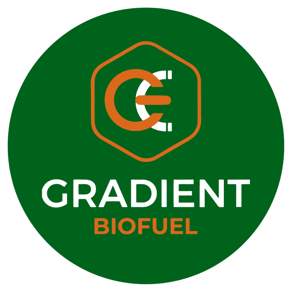 gradient biofuel logo circle